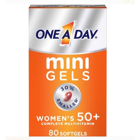 Bayer One A Day Women's 50+ of age, Multivitamins for Women, 80 ...