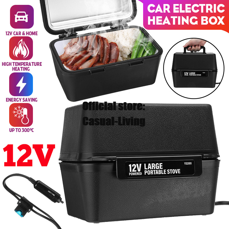 Large Capacity Electric Lunch Box 12V Portable Electric Heating Food