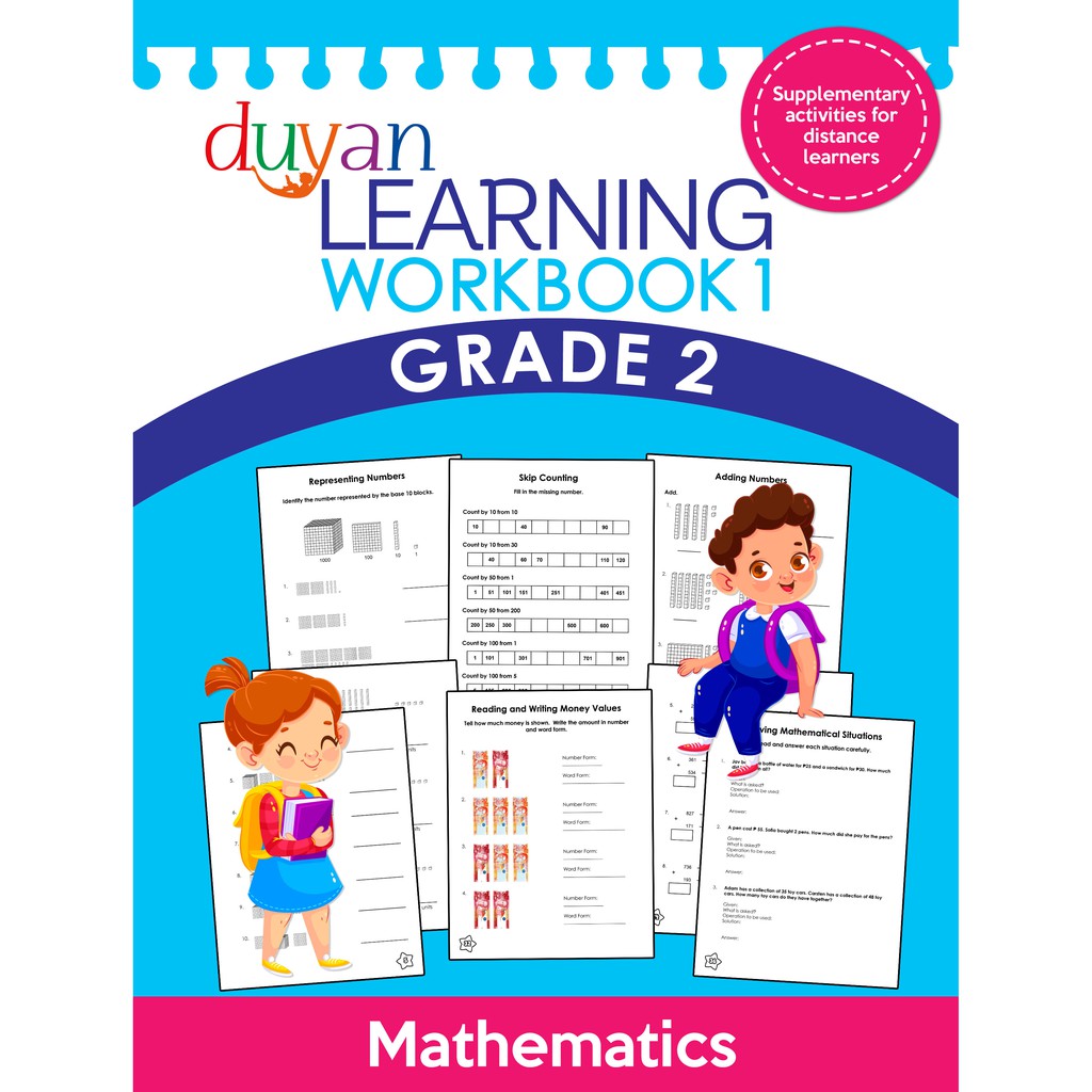 Duyan Learning Workbook 1 - Grade 2 Mathematics | Shopee Philippines
