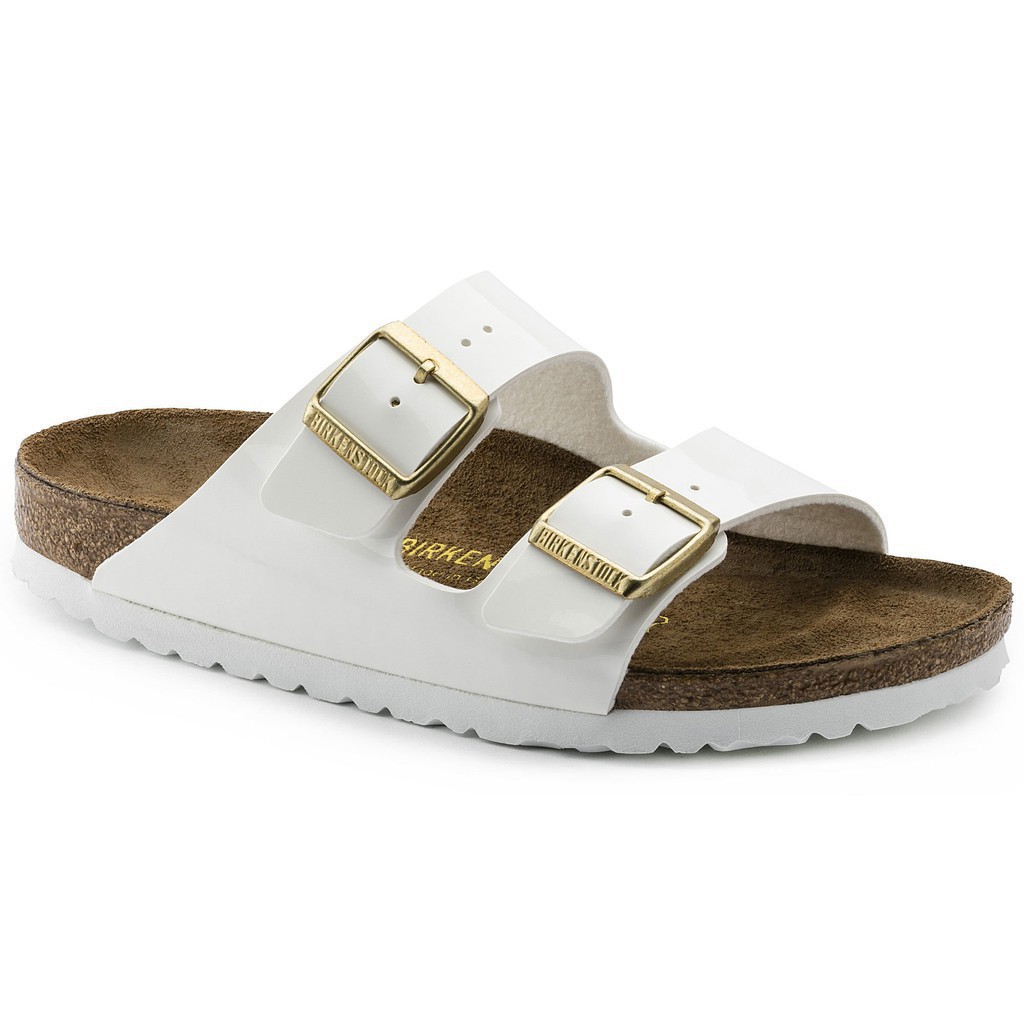 White birkenstocks arizona store women's