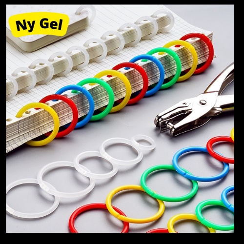15mm Plastic Loose leaf Rings Binding Rings 30pcs Single Color Shopee Philippines