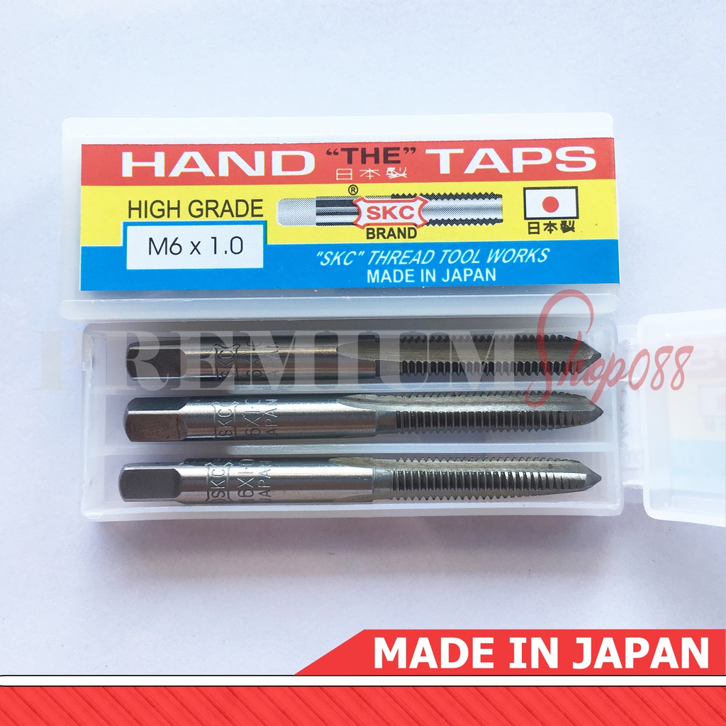 SKC Hand Tap M6 x 1.0 3pcs Japan M6x1.0 | Shopee Philippines