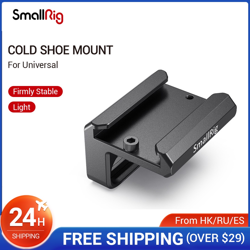 SmallRig Cold Shoe Mount For Rigs/L Brackets/SmallRig Camera Cage Cold
