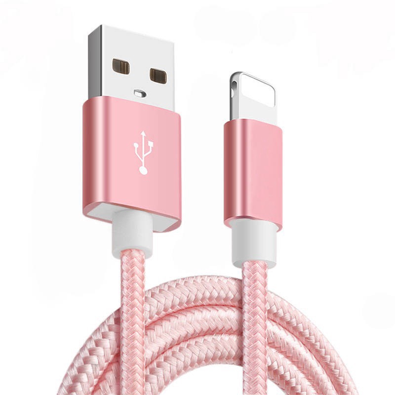 Cable FOR IOS/Android CONNECTOR Powerbank Cable Knitted Usb Data ...