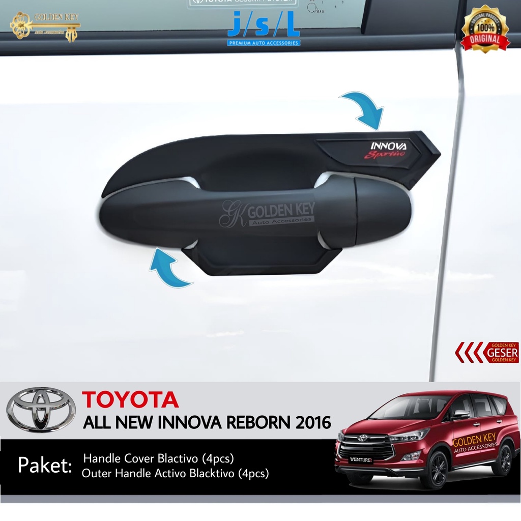 All New Innova Reborn 2016 PACKAGE Cover Handle + Outer Handle Activo ...
