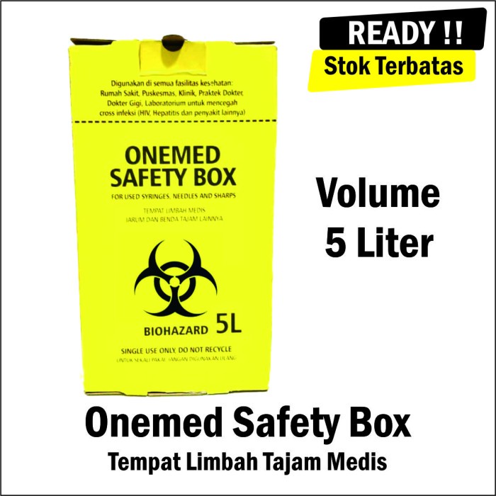 Onemed Safety Box Yellow 5L | Shopee Philippines