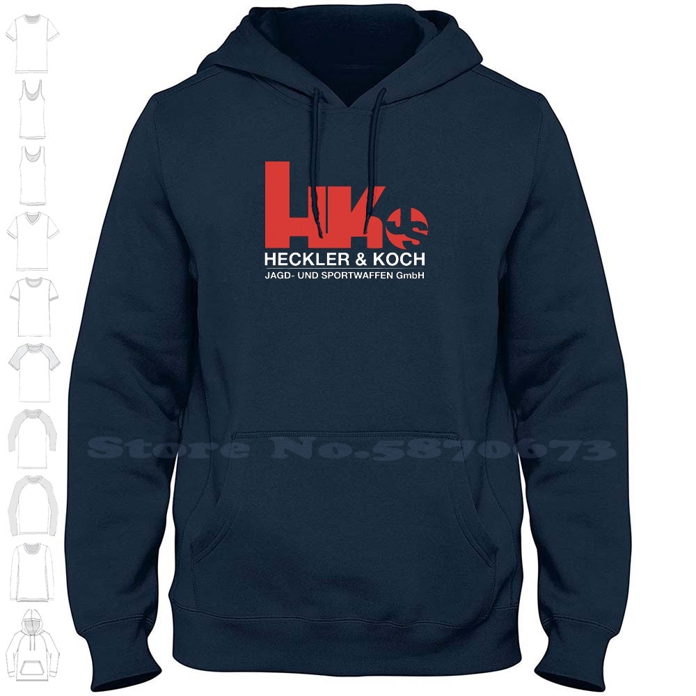 Heckler Koch Hoodie Sweatshirt For Heckler Koch Gun Guns H K Logo Army ...