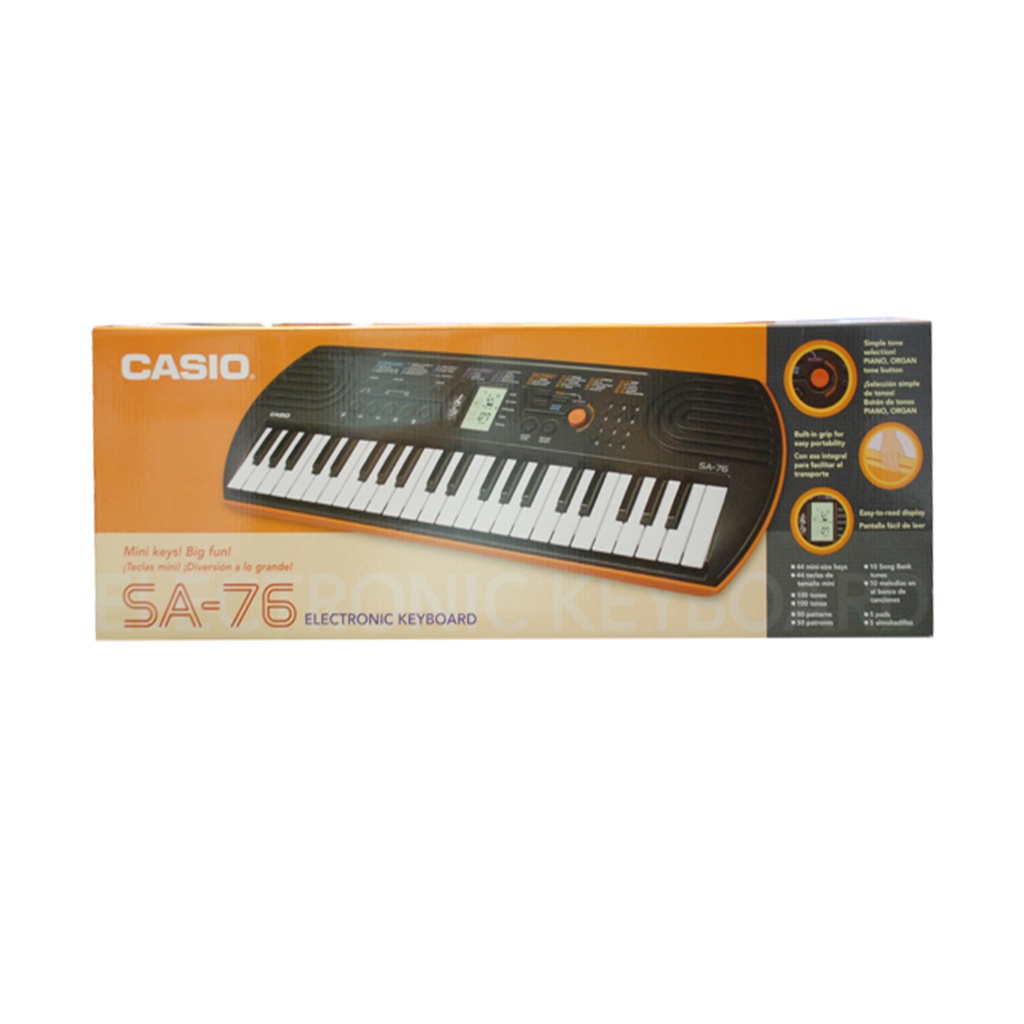 Casio SA 76 Mini Electronic Piano Keyboard Shopee Philippines