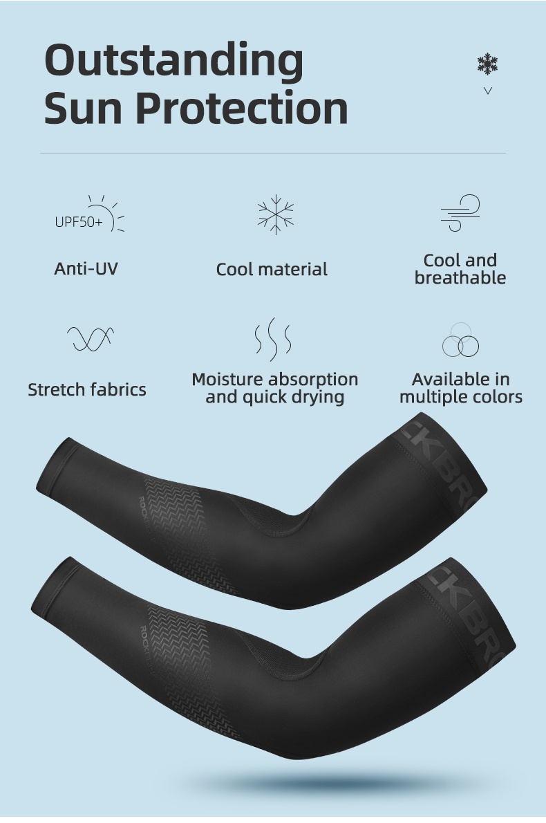 Cycling Leg Warmers Women ROCKBROS Thermal Arm Sleeves For Cycling/Running - Windproof & Moisture-Wicking (3 Sizes) Gaming Arm Sleeve