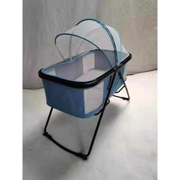 2 in 1 Rocker Crib Portable Baby Bed Cradle Portacot with