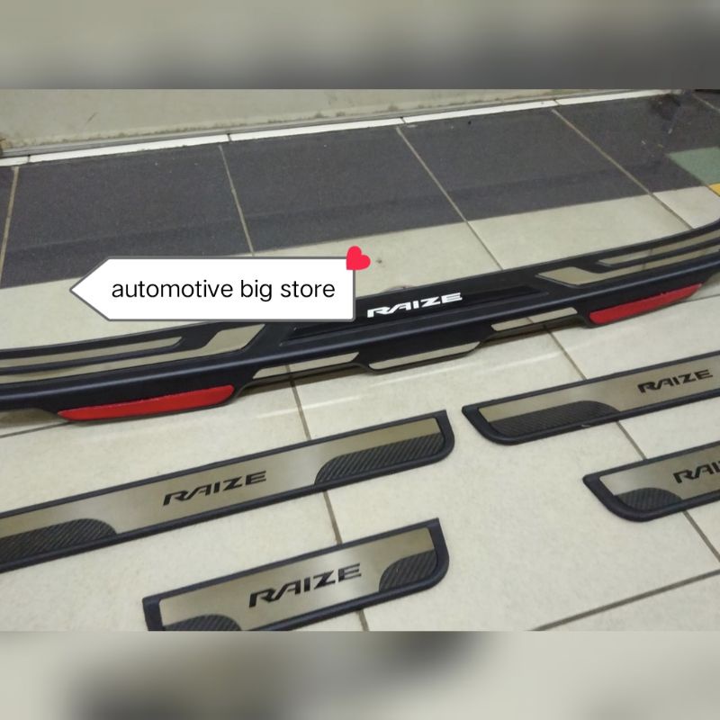 Toyota Raize Side and Rear Sill Plate Package (5 pcs) | Shopee Philippines