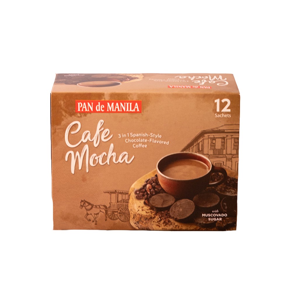 Coffee Pan de Manila Cafe Mocha (Box of 12 sachets) Shopee Philippines