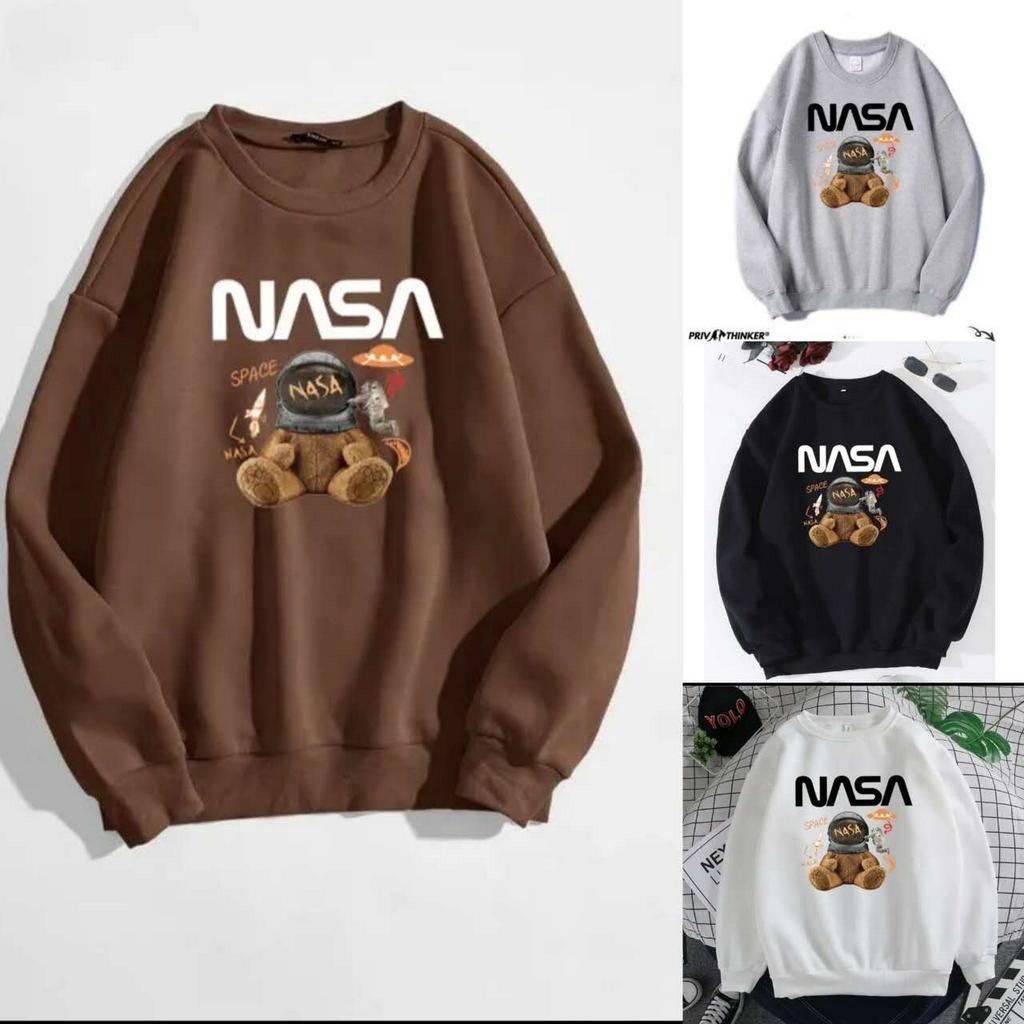 2023 NEW NASA Jacket Oversized Sweater Unisex Plus Size Pullover Shopee Philippines