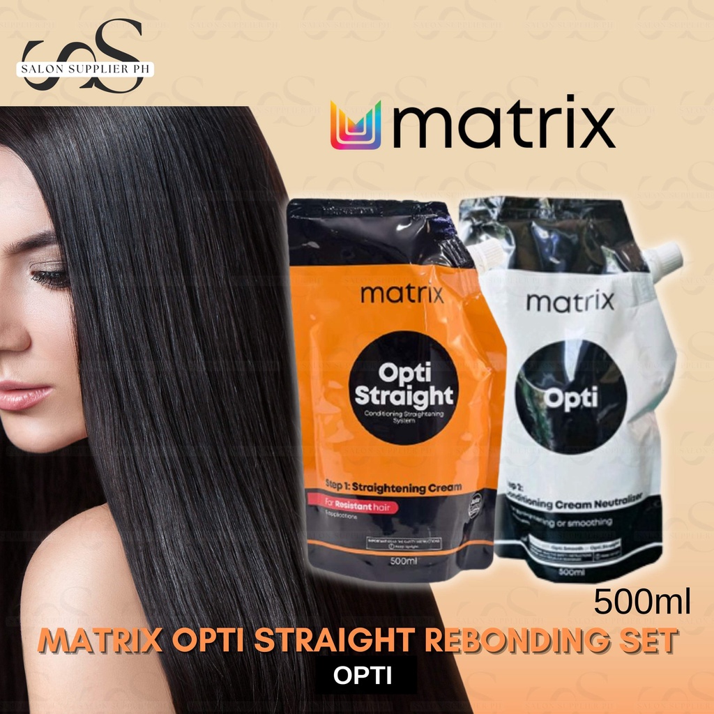 Matrix Opti Straight Rebond Set 500ml each Hair Rebonding