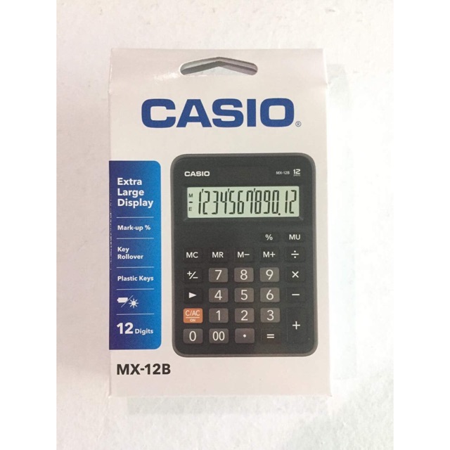 Casio Calculator 12 Digits MX-12B | Shopee Philippines