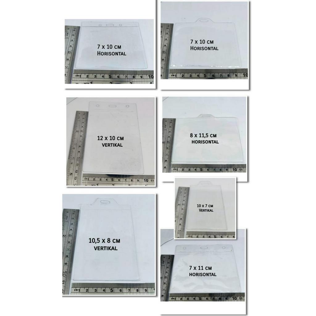 GANTUNGAN Plastic Mica id card Rope name tag Hanger id card Clamp ...