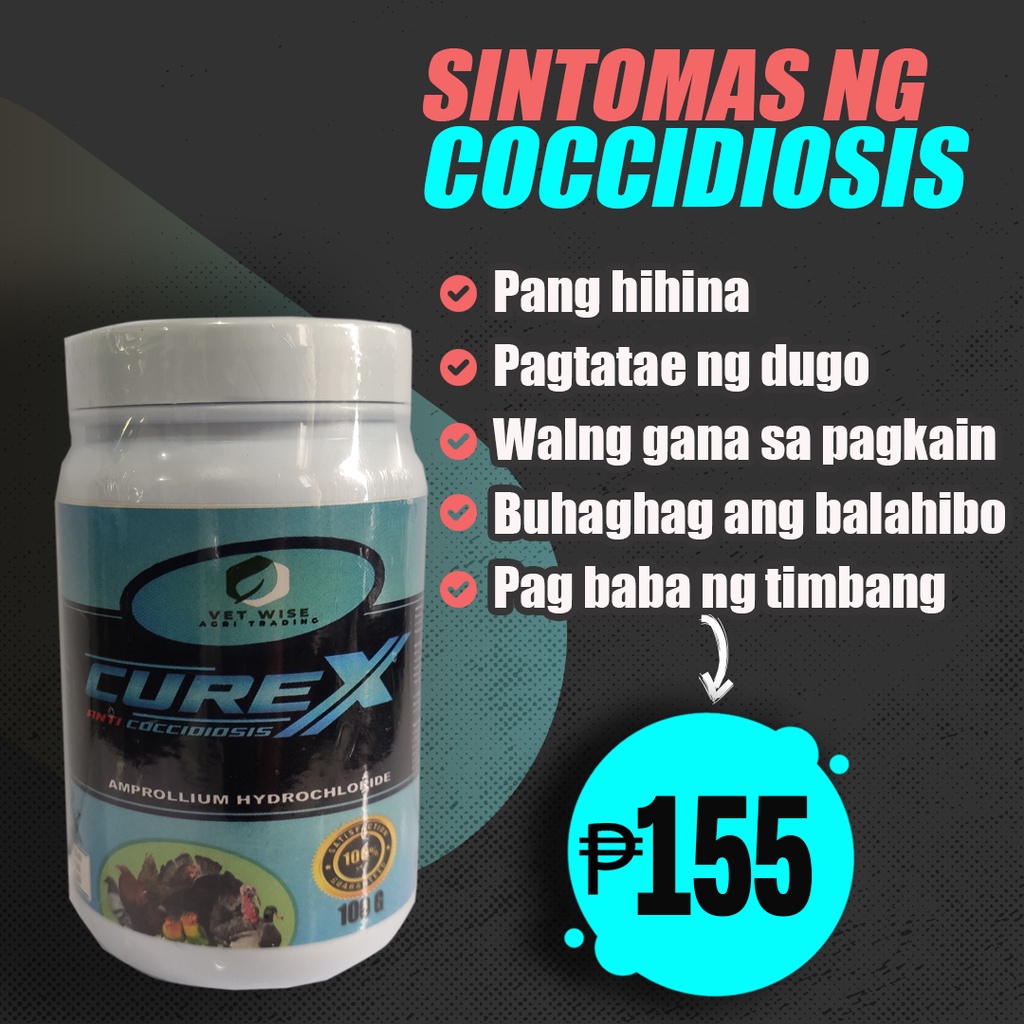 CureX AntiCoccidiosis(Amprolium20%) | Shopee Philippines