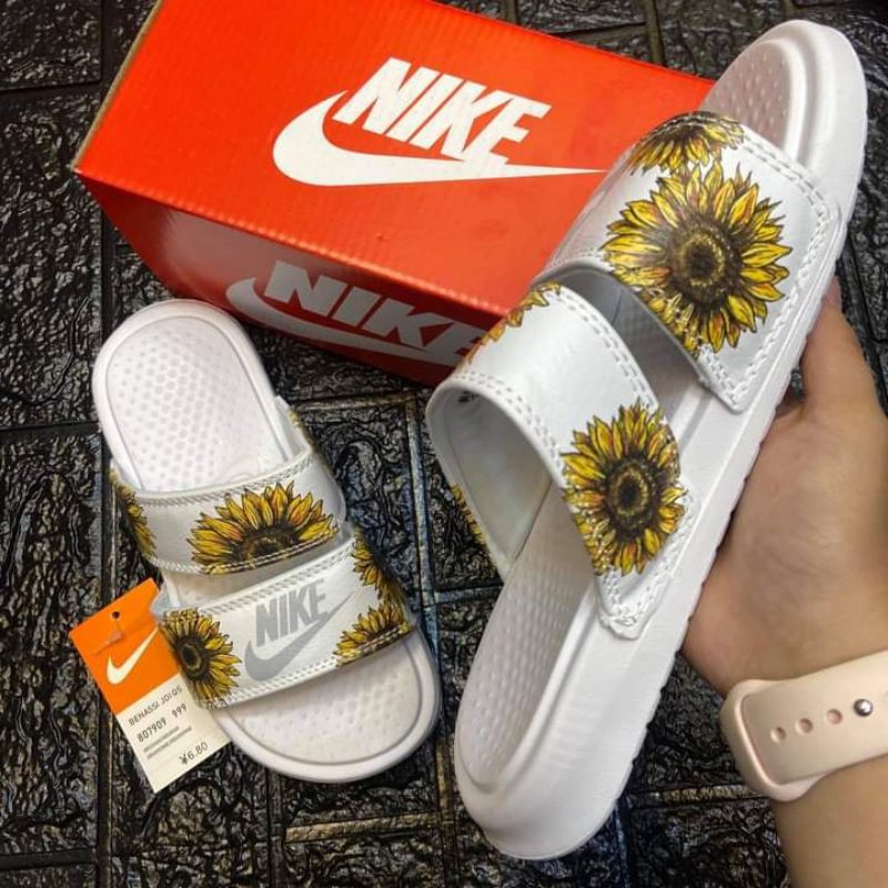 Nike benassi duo store ultra slide sunflower