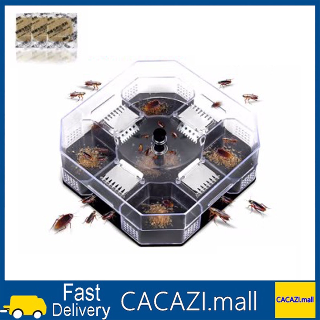 Cockroach Trap Catcher Killer Traps Effective Reusable Insect Bait Trap ...
