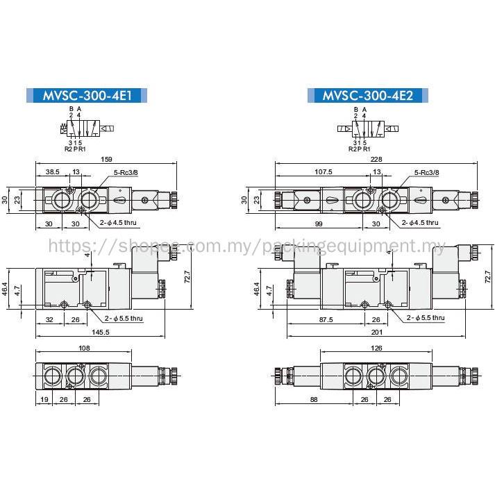 MVSC-300-4E1-DC24 Taiwan MINDMAN Solenoid Valve DV24C Air Condition ...