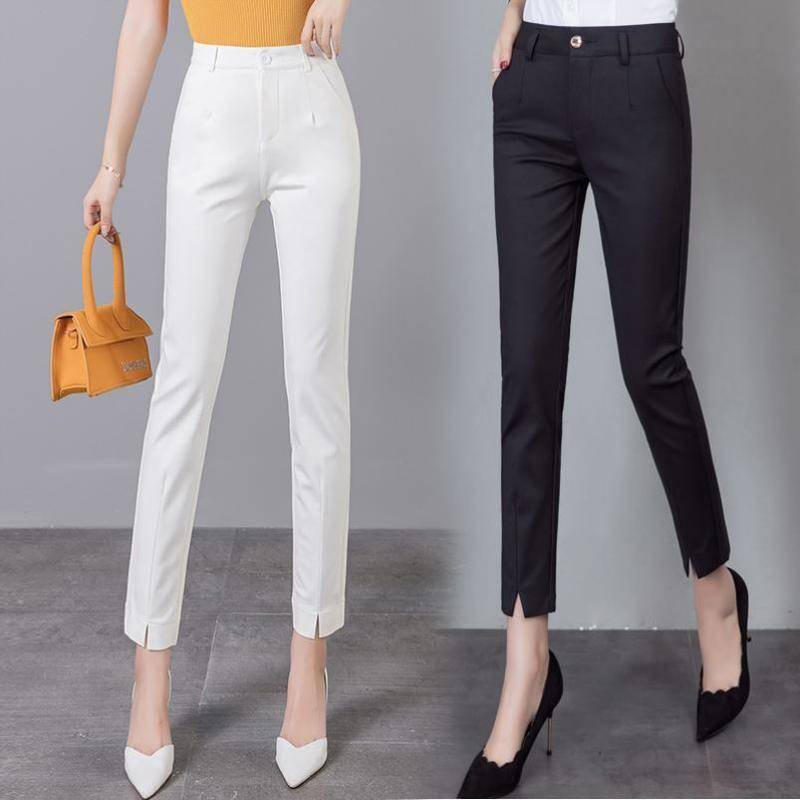 Women's Professional Suit Pants pen 8 point pants | Shopee Philippines