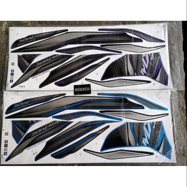 Yamaha Lc135 Jupiter (5) V2/ v3/ v4/ v5 Body Sticker Gred A Shopee