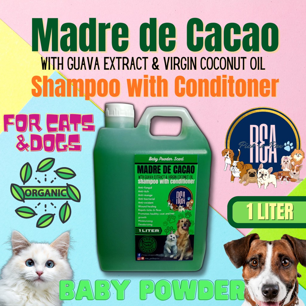 Dog & Cat Madre de Cacao Shampoo & Conditioner w/ Guava extract