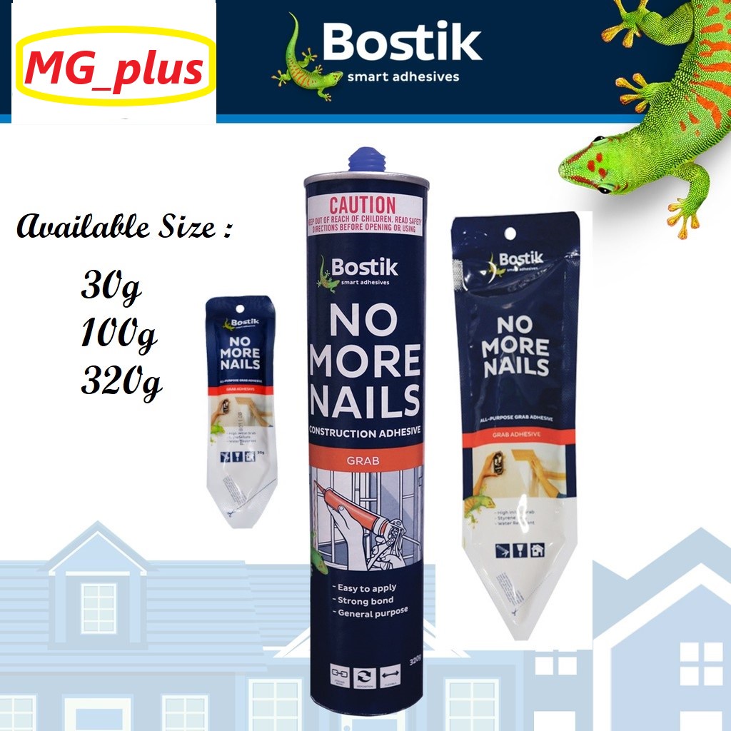 Bostik No More Nails MultiPurpose Construction Adhesive 30g/100g/300g