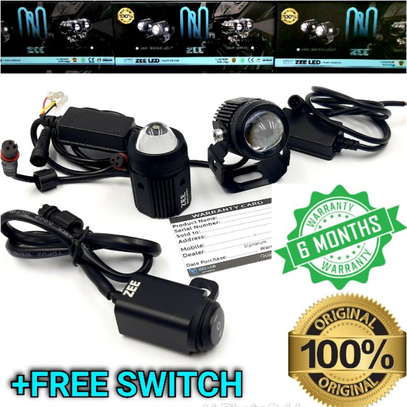 ZEE MDL V3 (mini driving light) 18 Months warranty (3modes). Premium