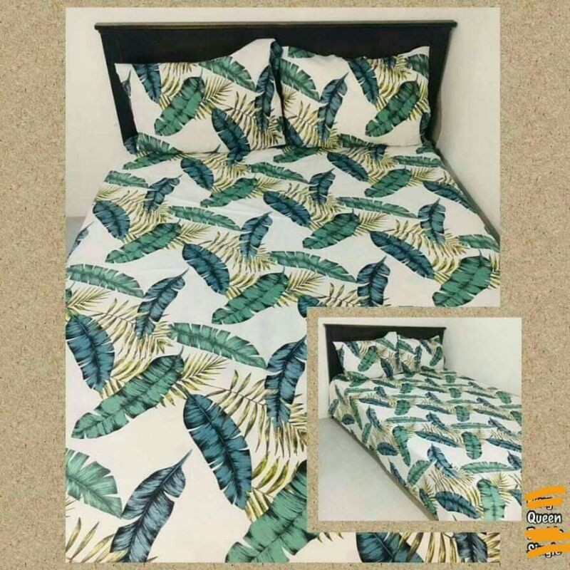 Canadian Cotton Bedsheet 3in 1 (QUEEN SIZE) Shopee Philippines