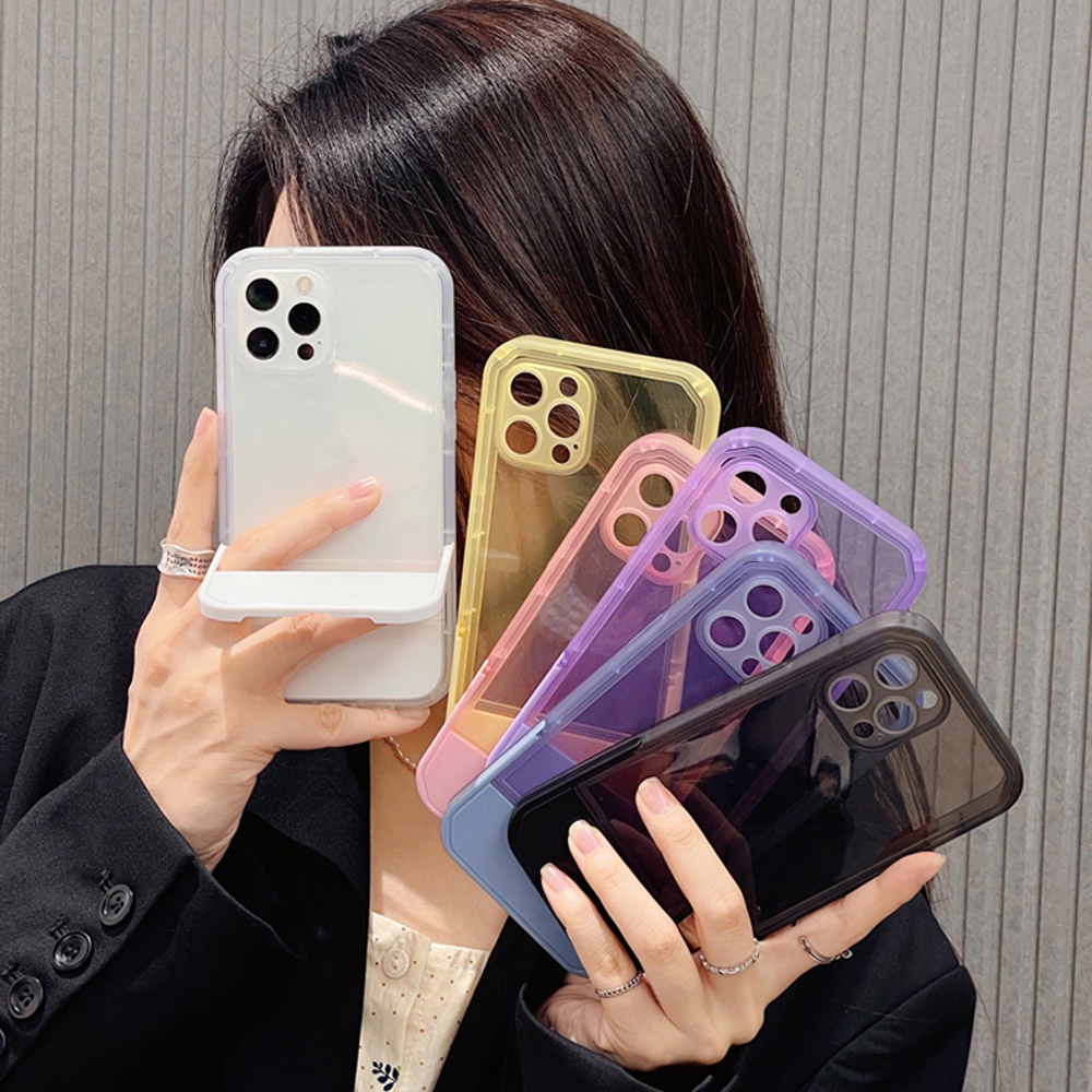 Invisible Stand Holder Clear Case Compatible For iPhone 14 13 11 12 Pro ...