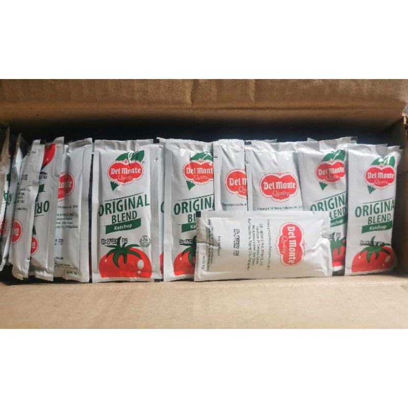 Del Monte Tomato Ketchup sachets (50 pcs) | Shopee Philippines