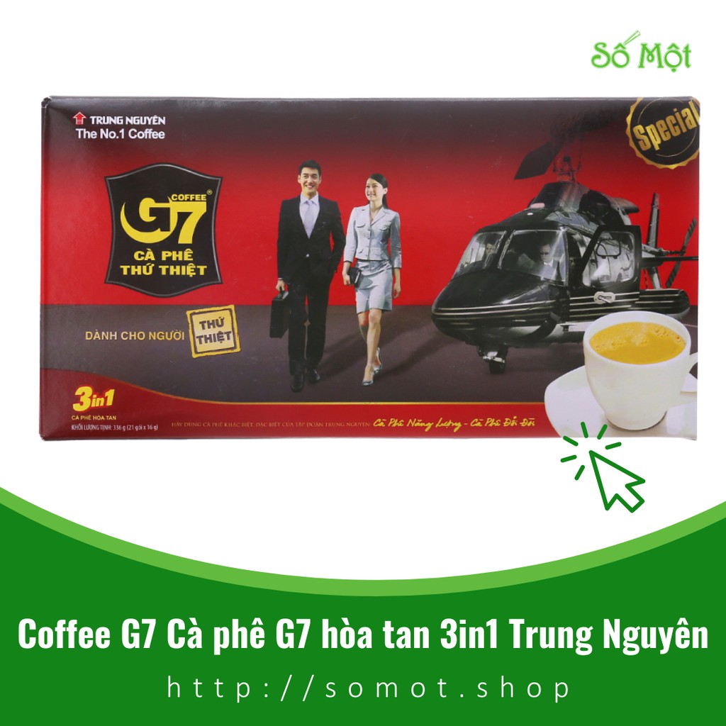 Imported Vietnamese Goods Coffee G7 Ca phe G7 hoa tan 3in1 Trung Nguyen ...