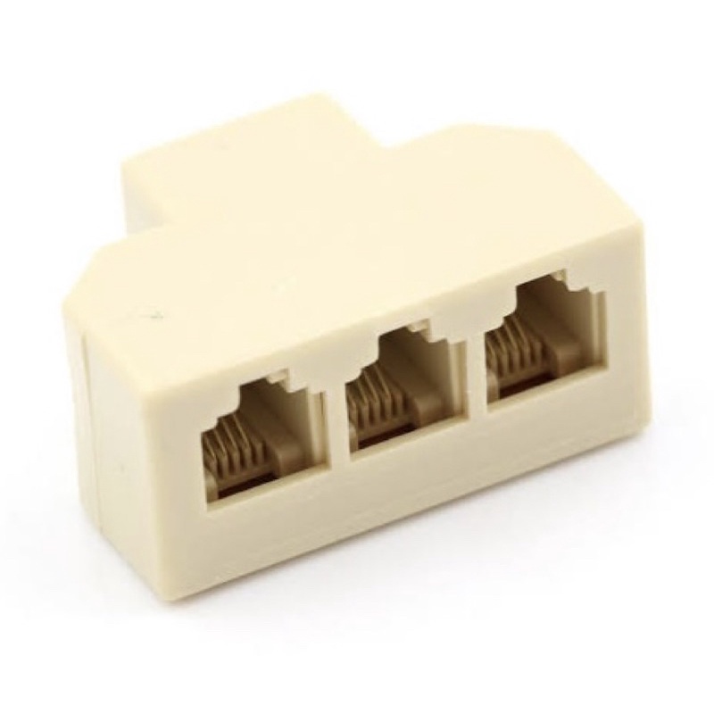 RJ11 6P4C Telephone Line Female to Female Splitter Connector Extender ...