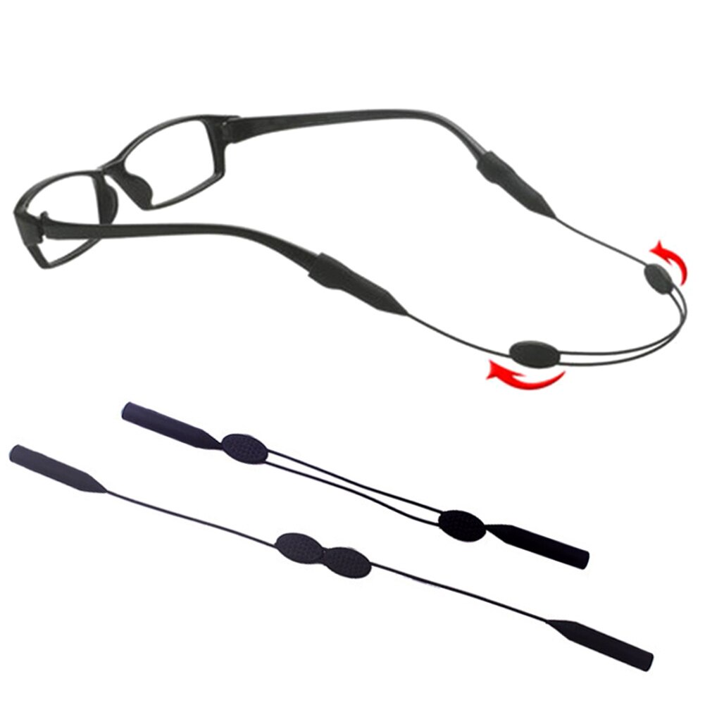 Spectacle Cord Strap Adjustable Glasses Holder Antislip Silicone Ear