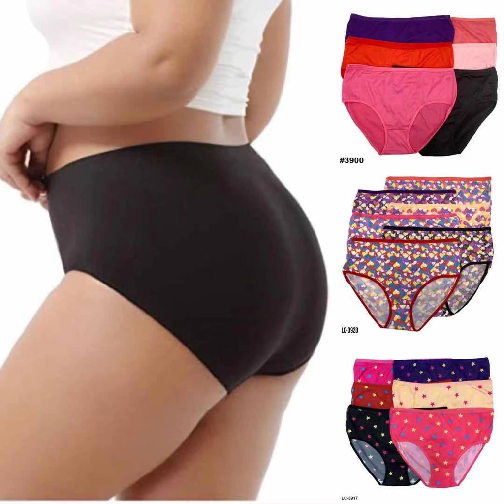 6PCS Plus Size Womens Menstrual Period Underwear Leakproof Panties