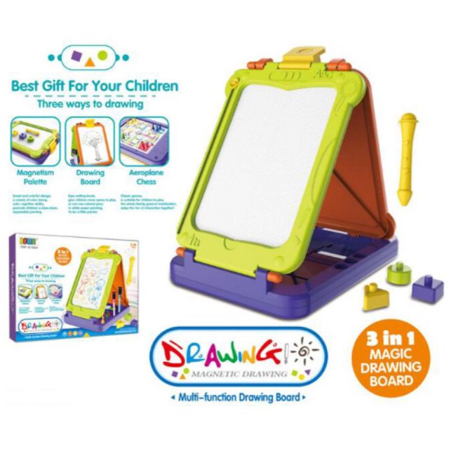 3 in 1 Magic Magnetic Drawing Board | Shopee Philippines