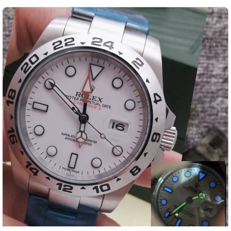 Rolex explorer 2 Automatic watch . Shopee Philippines