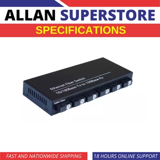 Allan Superstore Fiber Switch 3a3b Fast Ethernet Optical Media