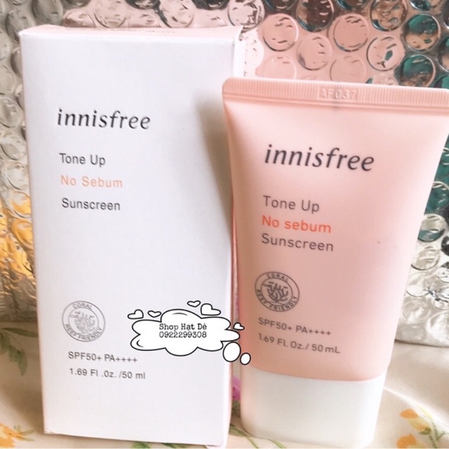 Super Product] Innisfree Pink Sunscreen tone Up No Sebum - Alkaline Oil ...