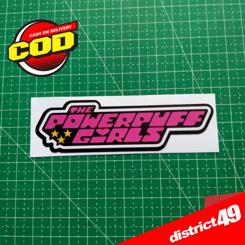 Waterproof Laminate Print and Cut Stickers THE POWERPUFF GIRLS