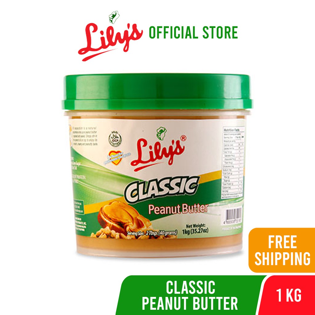 Lily's Classic Peanut Butter 1kg Shopee Philippines