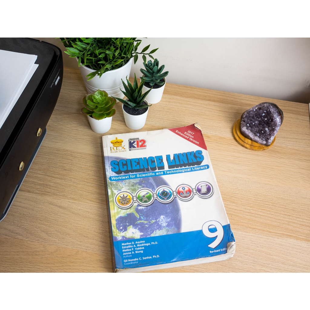 GRADE 9 SCIENCE LINKS 2017 EDITION REX PUBLISHING KTO12 TEXTBOOK STORE ...