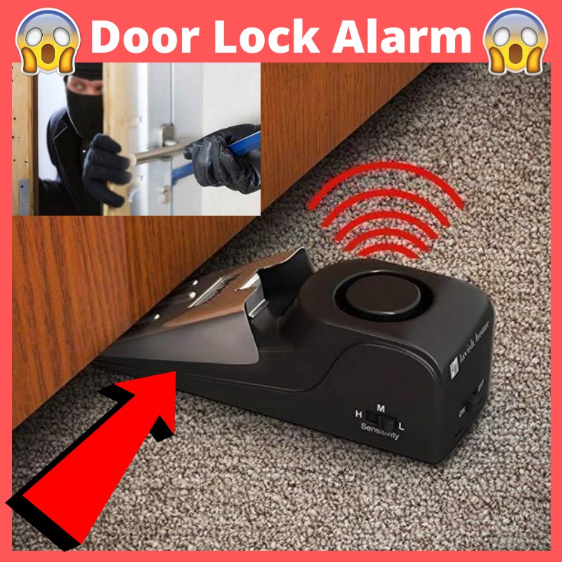AntiTheft Burglar Alert, Home Security Safety Alarm, Door Stop