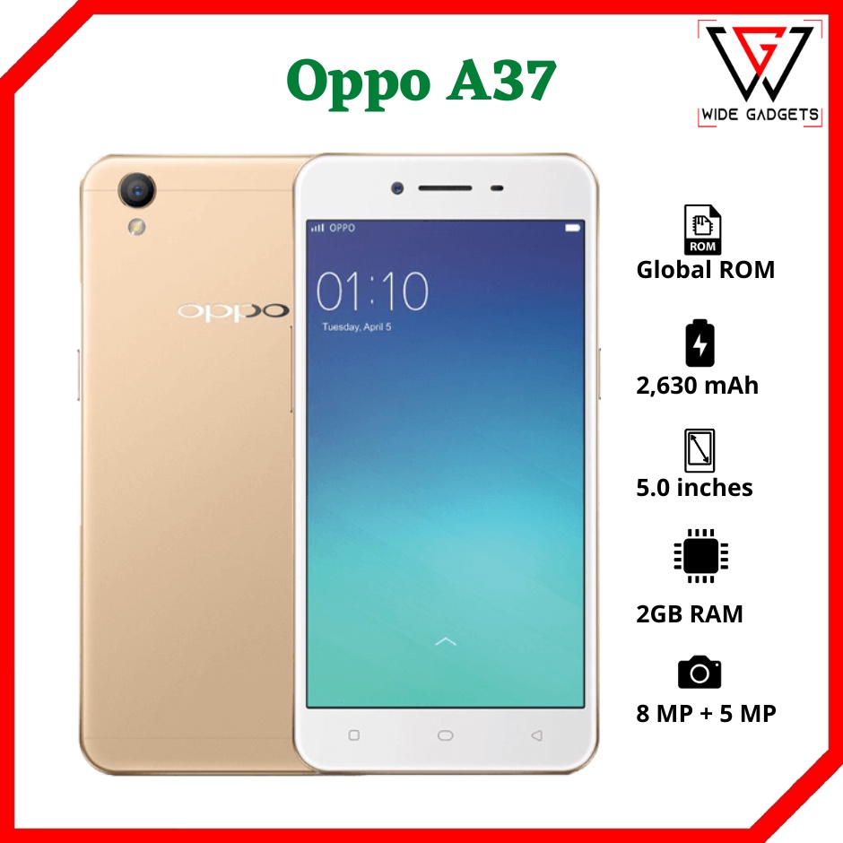 Oppo A37 Global Version 2GB RAM+16GB ROM / 4G LTE / 5.0