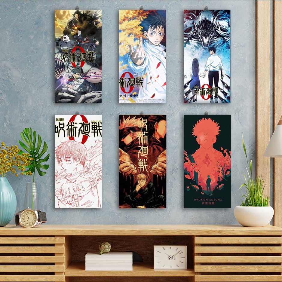 Jujutsu Kaisen Poster Jujutsu Kaisen Anime Room Wall Decoration MDF ...