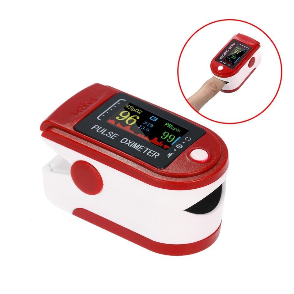 Portable Finger Pulse Oximeter Oxygen Saturation Blood Oxygen Monitor