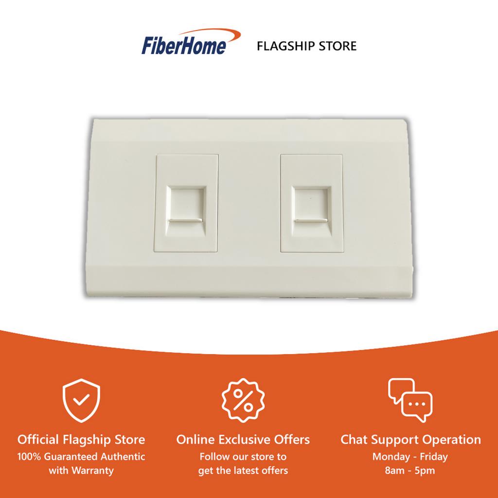FIBERHOME 2 Ports Faceplate | Shopee Philippines