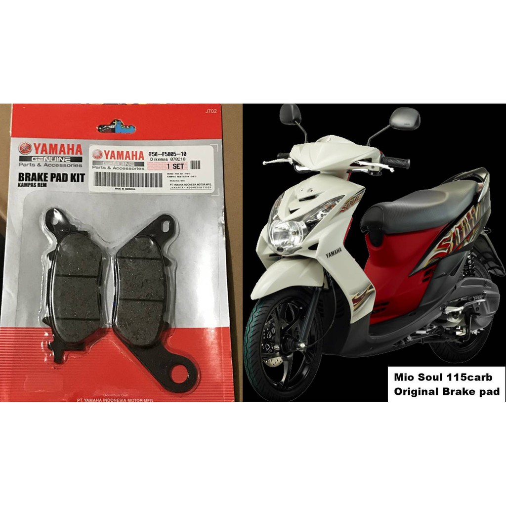 Mio Soul 115carb Brake Pad(Original) Shopee Philippines