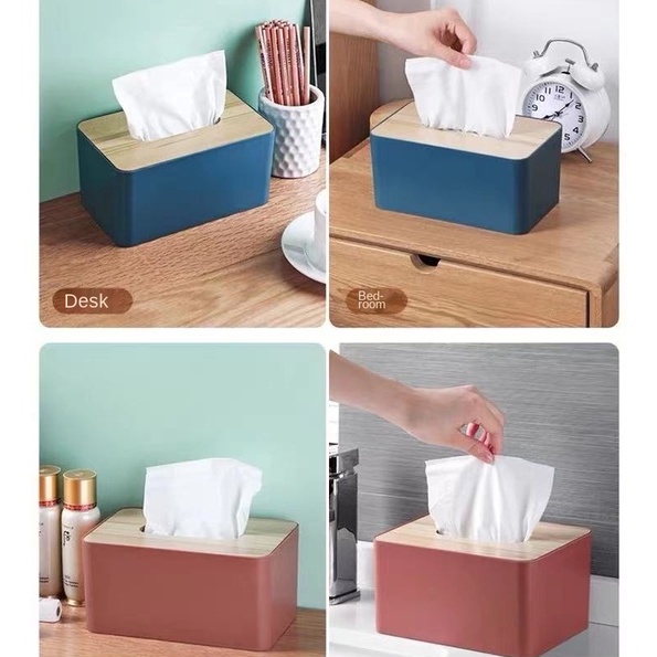 Caja Para Pañuelos De Papel Con Diseño De Encaje - 24x14x10 Cm, De Hierro Y Tela - Organizador Para Casa U Oficina